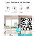 thumbnail image 4 of Window Privacy Film Black White Abstract Stained Glass Window Film Decorative Sun Block Window Cover Farmhouse Modern Art Window Clings Static Adhesive Sticker for Bathroom 35.4"x78.7", 4 of 7