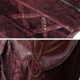 thumbnail image 3 of Corsé de cuero punk de hueso de acero Vintage 14 con cinturón colgante para mujer, ropa moldeadora de cuello, a la moda, 3 of 5