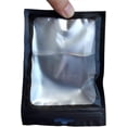 thumbnail image 5 of 100 Pieces Foil Ziplock Bags (black, 10.5x15cm) Resealable Mylar Food Storage Bags With Clear Window, 5 of 5