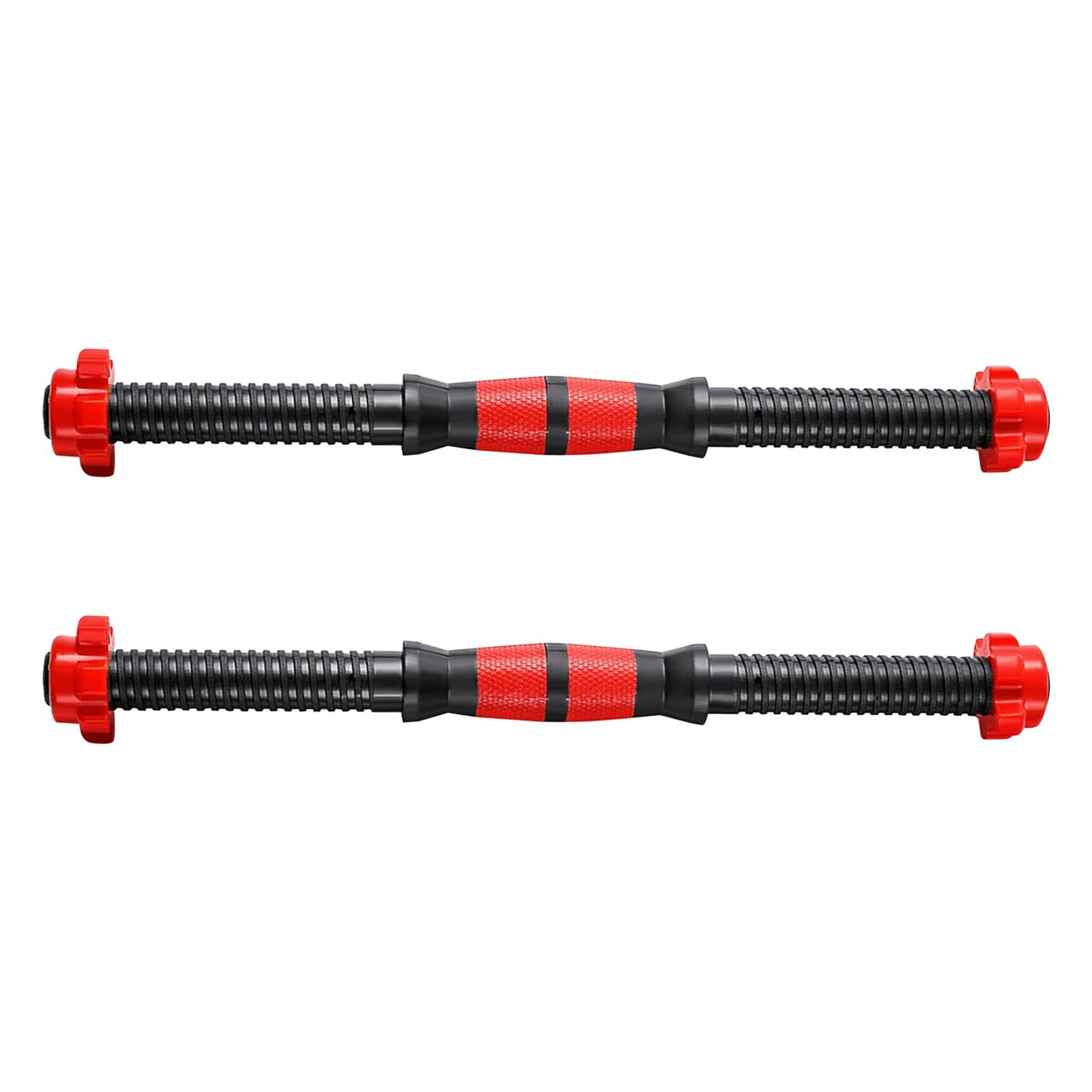 DimyFew Adjustable Dumbbell Bar 1'' Threaded Dumbbell Handles Home Gym Fitness Equipment 40cm