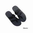 thumbnail image 3 of Guardurnaity Zapatillas de felpa de playa bohemia para mujer, zapatos elásticos con bomba para niña, sandalias planas con chanclas Calzado negro talla 39, 3 of 6