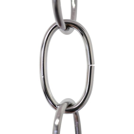 RCH Hardware CH-S56-10-PC-3 Steel Chandelier Chain, Polished Chrome (3 Feet)