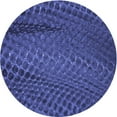 thumbnail image 1 of Ahgly Company Indoor Round Patterned Denim Dark Blue Area Rugs, 3' Round, 1 of 6