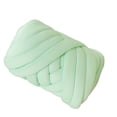 thumbnail image 3 of Hilo grueso para tejer a mano para mantas con nudo trenzado, hilo grueso jumbo Verde claro, 3 of 9