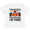 thumbnail image 3 of Inktastic 4th Birthday Racing Car 4 Year Old Boys Toddler T-Shirt, 3 of 5