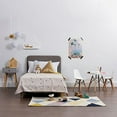 thumbnail image 4 of 2xhome - Set of 2 Kids Chairs Toddler Size Plastic Dining Room or Craft Chairs with Natural Wooden Legs, Gray, 4 of 10