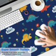 thumbnail image 2 of Long Mouse Pads for Desk,Dark Blue Dinosaurs ROAR Pattern Desk Mats on Top Of Desks, Desk Mouse Pad Extra Large with 3mm Non-Slip Base and Stitched Edge for Gaming,Office,Work,Home 47.3"x23.6", 2 of 6