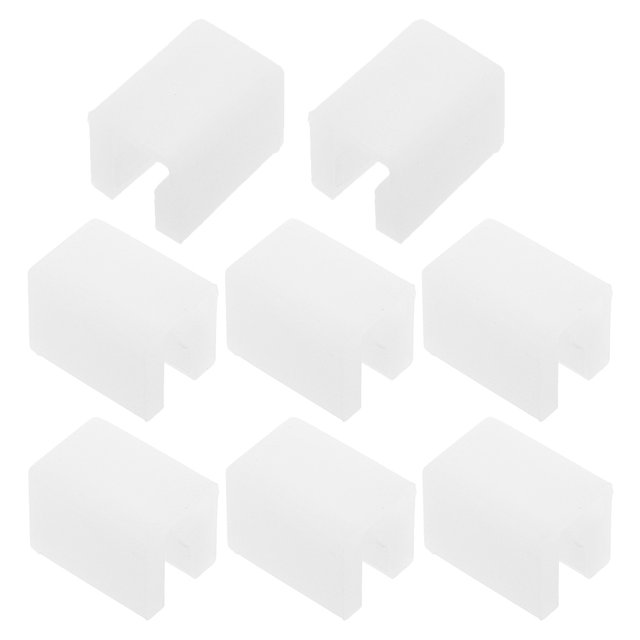 CRAFTHROU 8 Pcs Pare-Chocs en Silicone Souple Transparent pour Tiroir et Poignée de Porte Sécurité