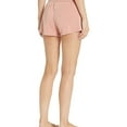 thumbnail image 2 of P.J. Salvage Womens Embroidered Hearts Pajama Shorts, Pink, Small, 2 of 2
