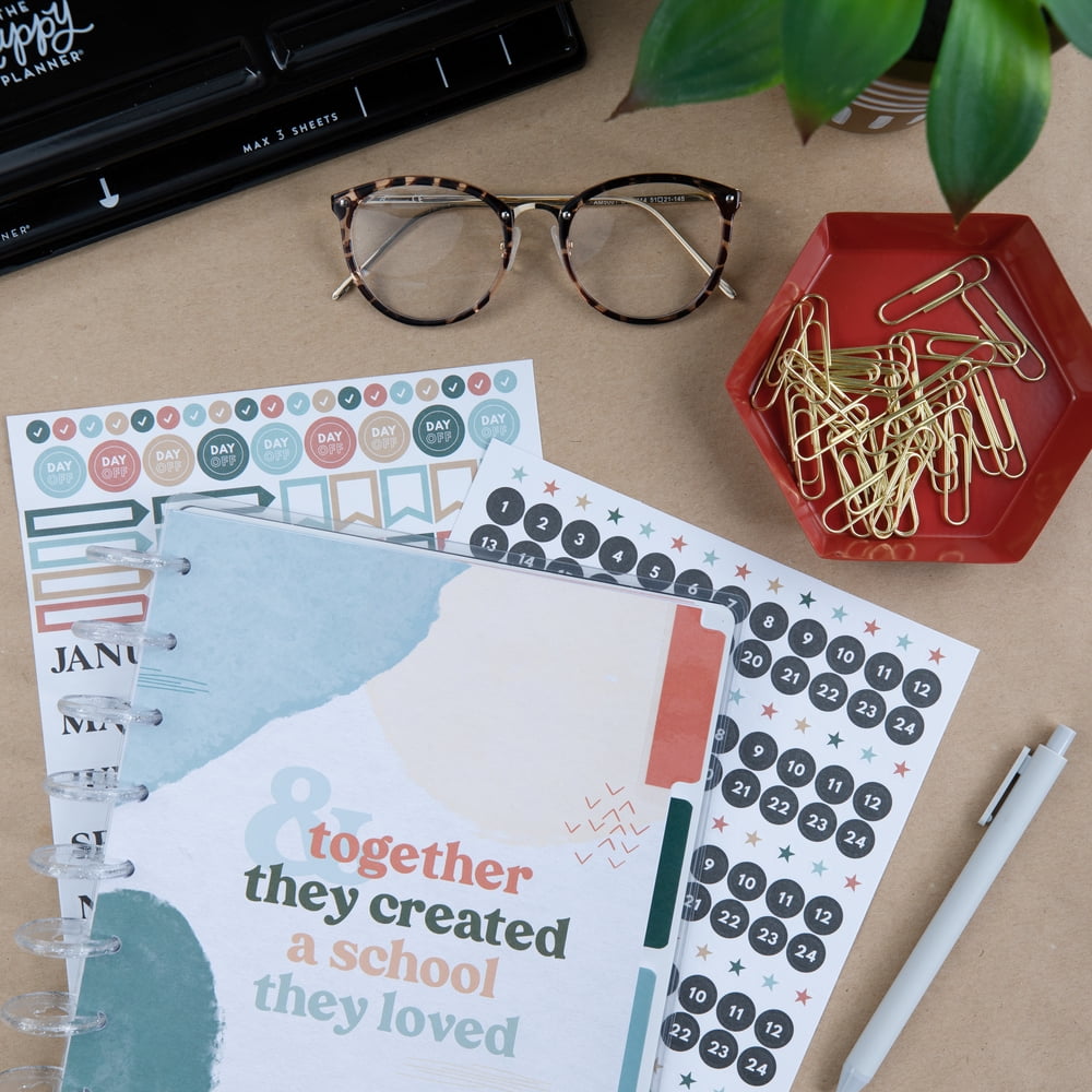 The Happy Planner® Homeschool and Work From Home Classic Extension Packs by me & my BIG ideas