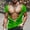 Green, variant on Lilgiuy Workout T-Shirts for Men 2024 Fun Fake Muscle Printed Sport Graphic Tee Round Neck Short Sleeve Pullover Top Streetwear (Green,L)