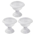 thumbnail image 1 of MasteelfCA 3pcs Classic Flowerpots Decorative Roman Pedestal Plastic Flowerpots Planter, 1 of 8