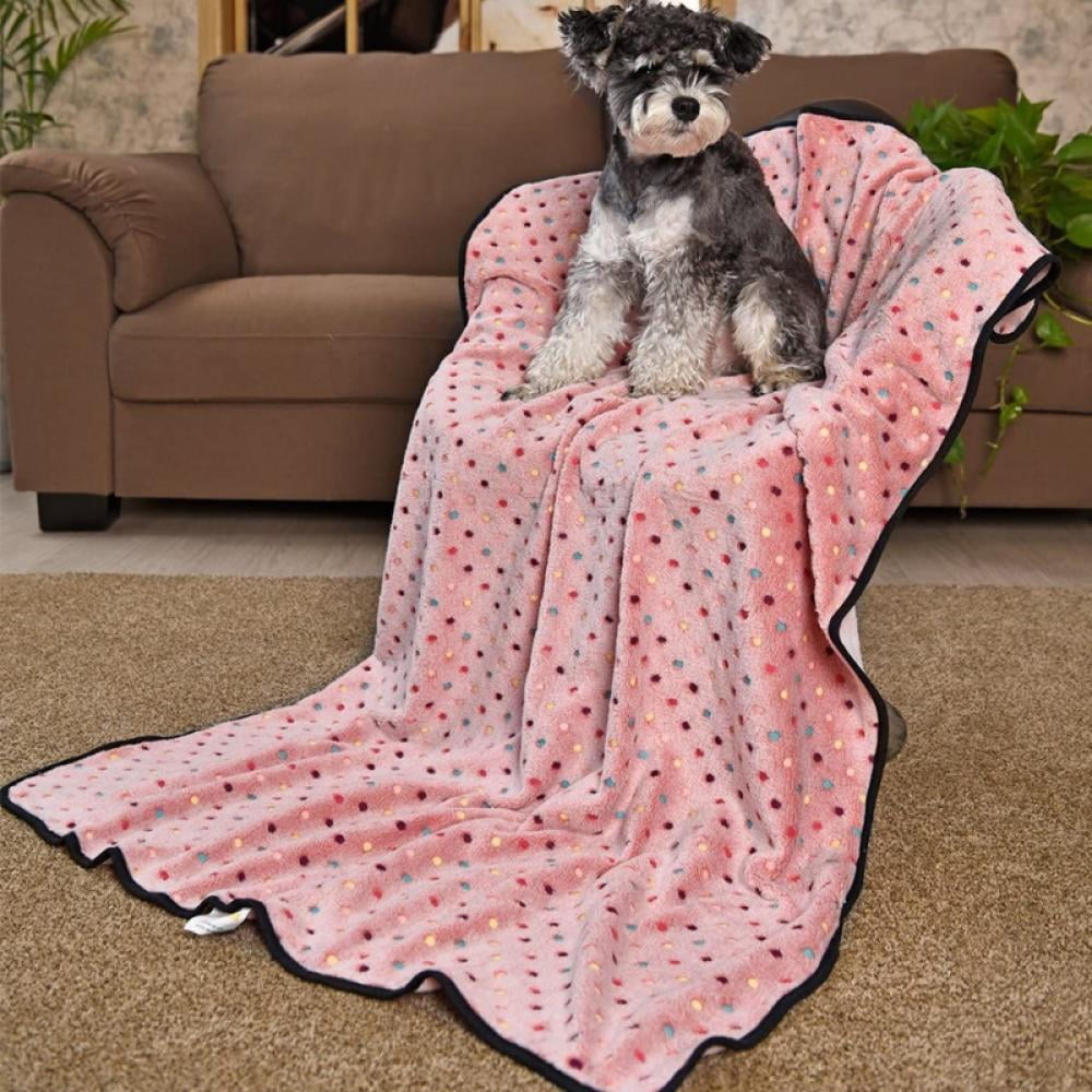 Pet Blanket, 59x40, Soft Reversible Cat and Dog Blanket, Machine Washable,  Plush, Warm and Cozy Faux Fur Throw, Puppy Bed Cover, for Crates, Couch,  Car, Large Size, Pink - Walmart.com