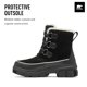 thumbnail image 3 of Bota Sorel Tivoli V impermeable para mujer, color negro/leonado, 11, 3 of 7