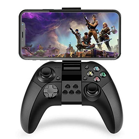 Mobile Game Controller Wireless Bluetooth Gamepad Joystick Joypad with Clamp Holder for iOS/Andriod/iPhone/iPad/PS4 Remote