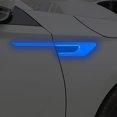 thumbnail image 3 of 2 Pieces Car Reflective Sticker Door Side Marker Bumper Strips Universal Car Night Visibility Reflective Safety Warning, 3 of 4