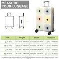 thumbnail image 4 of Stretch Luggage Cover XL(29-32in)– Elastic Travel Suitcase Protector with Handle Openings & Bottom Closure, Washable Polyester Spandex Suitcases Cover, Daisy Flower Print, 4 of 5