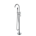 thumbnail image 2 of Single Handle Floor Mounted Tub Filler Trim with Hand Shower, 2 of 3