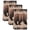 Orange, Brown, Black, variant on Brown Bear Cabin Kitchen Towels Set of 4, Vintage Pine Tree Grey Farmhouse Absorbent Dish Towels for Kitchen, Microfiber Hand Towel, Quick Drying Tea Towel for Cleaning Decorative Dishcloths