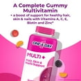 thumbnail image 4 of One A Day MULTI+ Hair, Skin & Nails Support Gummy Multivitamin, 120 Count, 4 of 9