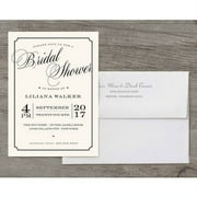 Beautiful Shower Deluxe Bridal Shower Invitation