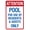 Warning Sign 6, variant on Attention Pool Closed 8"x12" Warning Sign, Metal Security Sign, Safety Wall Decor, Home Business Yard Garden Office Sign, Indoor Outdoor Easy Mount Sign
