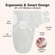 thumbnail image 3 of KeaBabies Aspire Paquete de 3 sacos de dormir tipo swaddle para bebé de 0 a 3 y 3 a 6 meses, 3 of 9