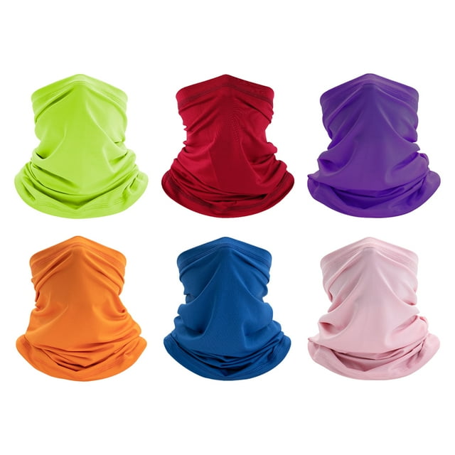 Polaina para el cuello, mascarilla facial UPF 50+, bufanda elástica multiusos, protección UV para hombres y mujeres, actividades al aire libre