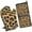 White-3, variant on Leopard Print Oven Mitts and Pot Holders Set Of 4, Heat Resistant Kitchen Gloves with Non-Slip Grip, Hanging Loop, Soft Cotton Lining for Baking, Cooking, Grilling, Barbecue