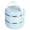 Blue, variant on YAHHU Thermal Lunch Box Monolayer 304 Stainless Steel Bento Box Round Leakproof Food Container (Pink, 5.9 inches / 15 cm)