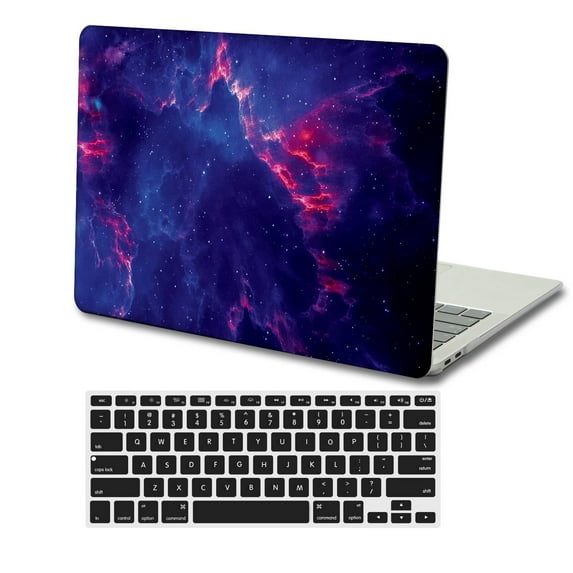 KSK KAISHEK Hard Case Compatible with 2015 2014 2013 2012 Rel. MacBook Pro 13 inchs with Retina Display No Touch No CD-ROM, No USB-C + Black Keyboard Cover Model: A1425/A1502 Galaxy A 0574