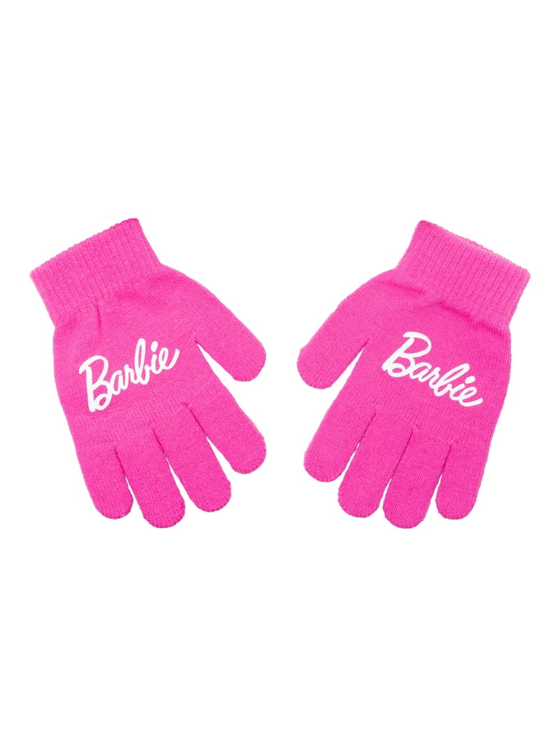 Lot Bonnet Et Gants D'hiver Barbie Pour Filles - Taille Unique - Neuf Avec étiquettes