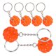 thumbnail image 3 of llaveros de Halloween con forma de calabaza, bonitos llaveros de Halloween, llaveros colgantes., 3 of 6