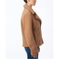 thumbnail image 2 of Collection B Juniors’ Faux-Fur Teddy Coat, Brown, XL, 2 of 5