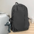 thumbnail image 5 of School Backpack Large Capacity Casual Korean Style Solid Color for Men Women Students Fashionable Couple Daypack for College Travel, 5 of 5