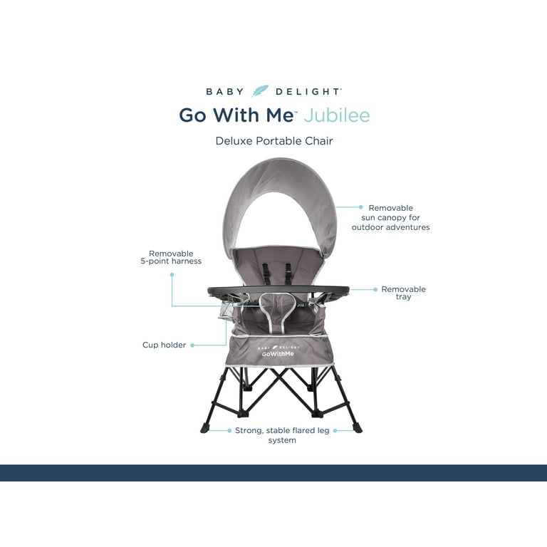 Go With Me® Venture Deluxe Portable Chair - Pink - Baby Delight