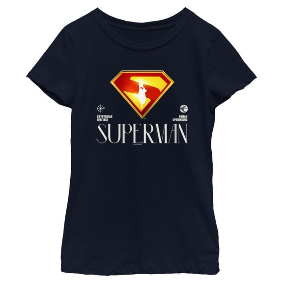 Girls Superman Bright Logo T Shirt