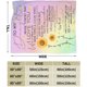 thumbnail image 2 of LHSHID Sunflower Love Letter Blanket Flannel Soft and Comfortable Anti static Bed Sofa Blanket 40x50in, 2 of 5