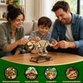 thumbnail image 2 of Joycrown T-Rex Dinosaur Fossil Model Building Set with Movable Joints, Gear-Driven Movement and Display Base, Display Models Collectible Gift for Dinosaur Fossil Enthusiasts(289 PCS), 2 of 8