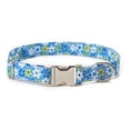 thumbnail image 1 of Collar para perro niña con estampado de flores de margaritas adorable y bandera estadounidense, 1 of 5
