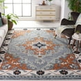 thumbnail image 2 of SAFAVIEH Metro Emmeline Medallion Area Rug, Blue/Ivory, 8' x 10', 2 of 9