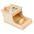 thumbnail image 1 of Juguete clasificador de formas Montessori, caja clasificadora de formas, 6 bloques geométricos, juguete de actividad clasificador de formas para niños, 1 of 9