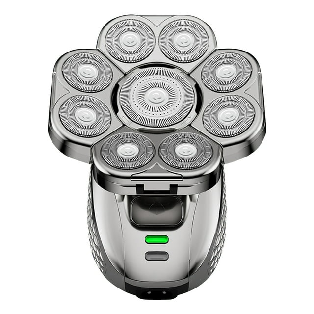 Kit Aseo para Hombres 6 en 1 Afeitadoras para Cabeza Calva IPX6 Al Húmedo/seco (solo Afeitadora)