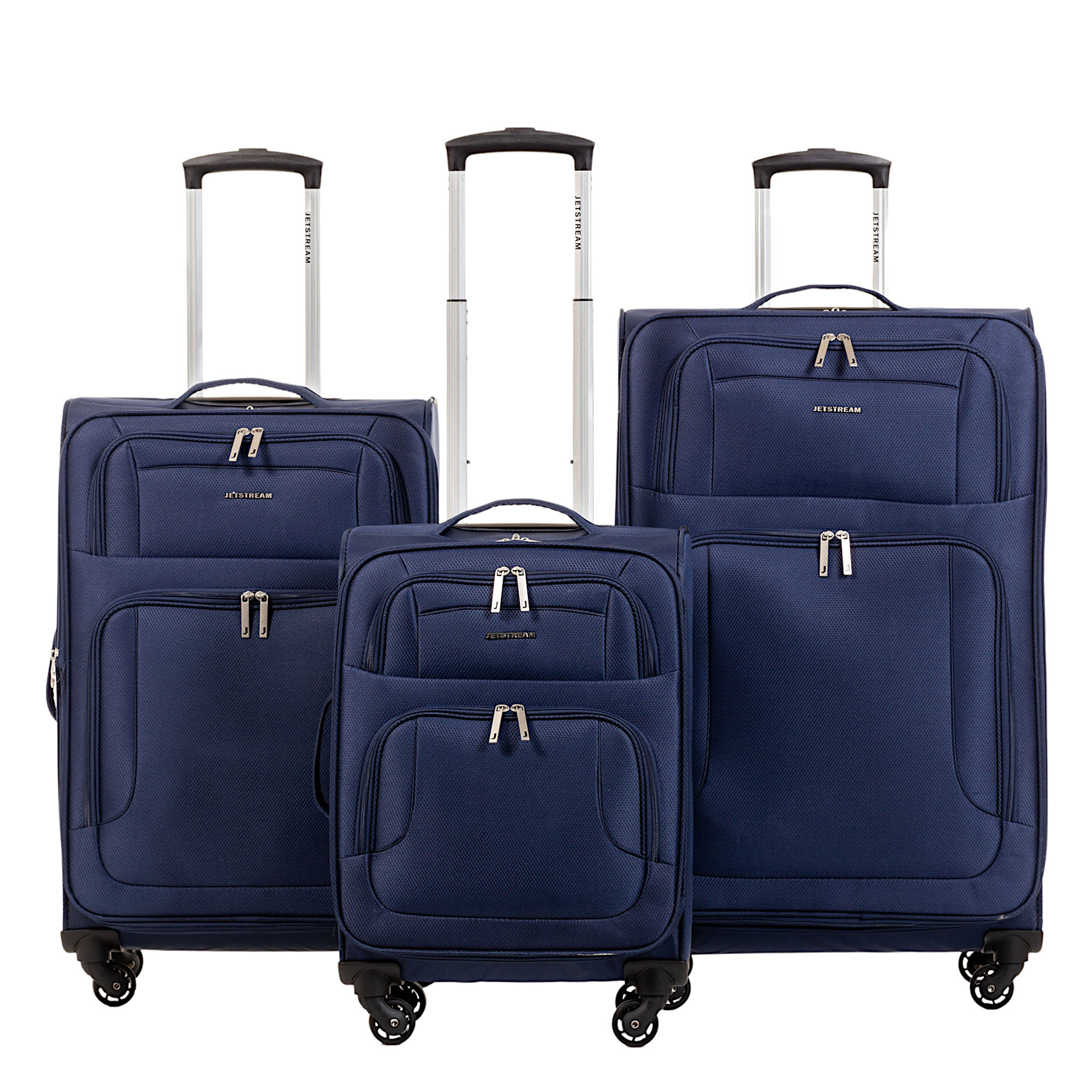 Jetstream 20-inch Softside Rolling Spinner Upright Carry-on Luggage ...