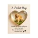 thumbnail image 1 of Abrazo de bolsillo para peluqueros caninos con tarjeta de felicitación de acrílico en forma de corazón. Abrazo de bolsillo para peluqueros de mascotas. Regalos de recuerdo de agradecimiento., 1 of 8