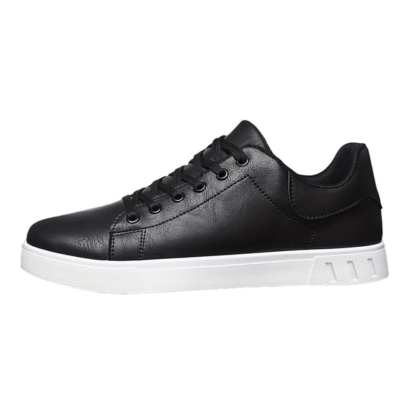 NOKIO Men's Casual Dress Shoes Lightweight 𝖫a𝖼e Up Skate Shoes Comfortable Flat Sneakers Fashion L𝗈w Top Walking Shoes Breathable Outdoor Work Footwear