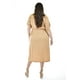 thumbnail image 3 of Vestido camisero de lino Roman Fashion /Tallas Extras, 2391 (Beige) beige 36, 3 of 7