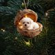 thumbnail image 4 of Adornos acrílicos para árbol de Navidad | Decoraciones navideñas 2D para el árbol | Juego de 6 colgantes irrompibles con cinta para decoración navideña de interiores y exteriores, 4 of 5