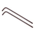 thumbnail image 1 of Unique Bargains T20 Anti-Inviolable Torx Star Clé Bit Clé, en Forme de L 4,41 Pouces de Long Bras, S2 Acier 2 Pack, 1 of 5