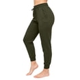 thumbnail image 2 of Maean Womens Pants Elastic Waist Drawstring Cropped Joggers with Pockets Loose Casual Running Pant, 2 of 7